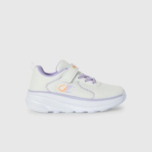 Champion-Girls-Footwear-HRO J G PS Low Cut Shoe-White/Lilac/Orange