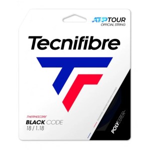 Tecnifibre-Unisex-String Reels-Tennis-Tennis String 1.18/18mm 12M-Black Code