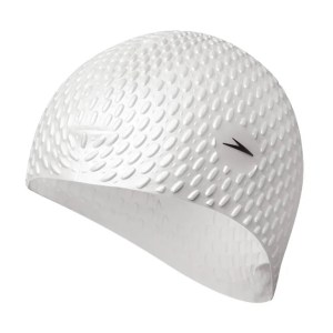 Speedo-Adults-Swimming-Swimming Caps-Swimming Equipment-Bubble Cap-White